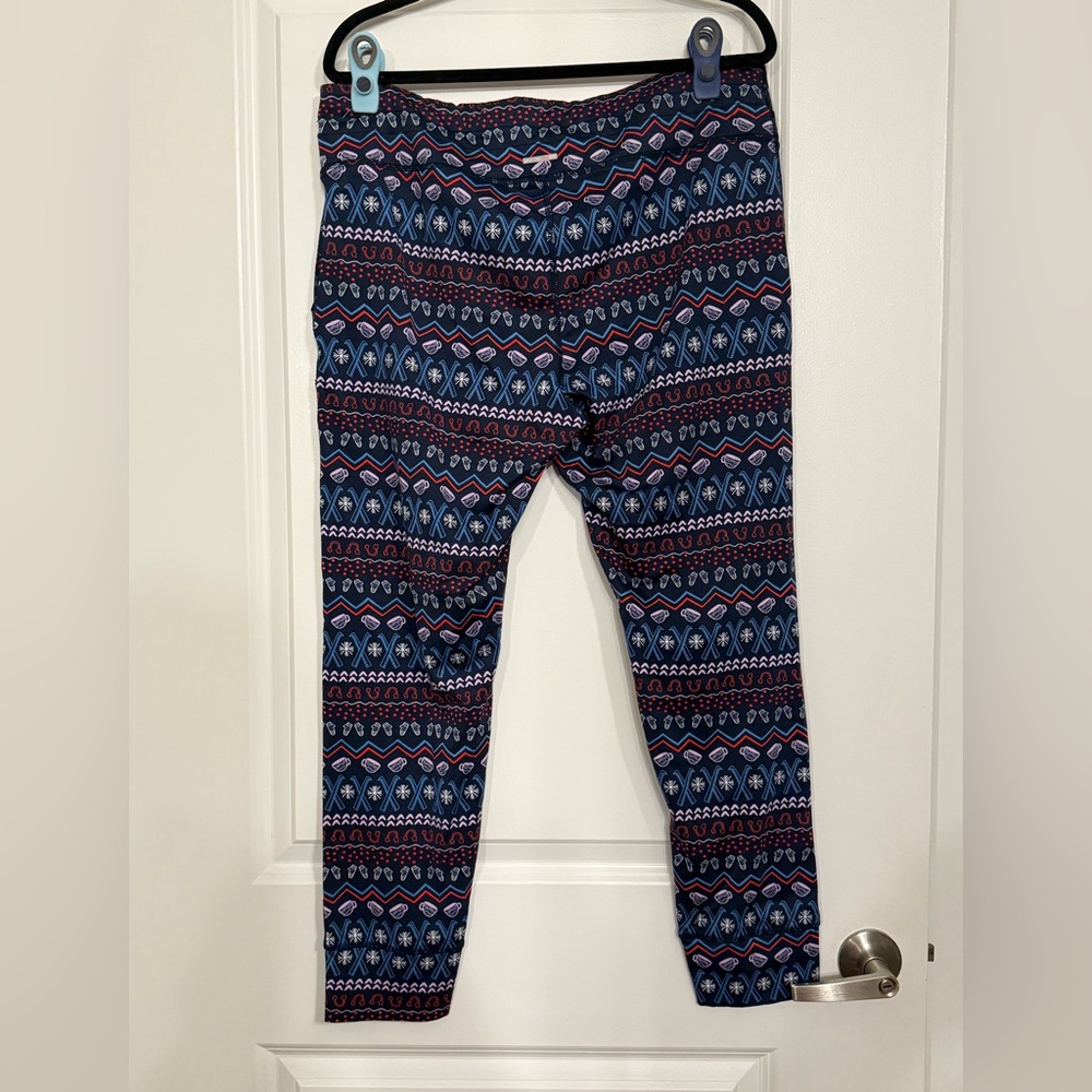 Aerie Chill Play Move High Waisted Fair Isle Winter Jogger Leggings Size XXL - Picture 5 of 7